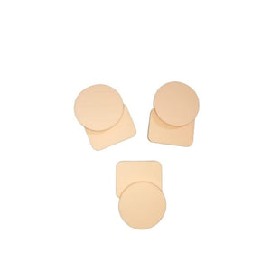 منتفخة بودرة إسفنجية أصلية Original Sponge Powder Puff,Face Makeup,Puff for Loose Powder, Soft Body Cosmetic Foundation,Sponge Powder,Wet Dry Makeup Tool,(cream) Set of 3