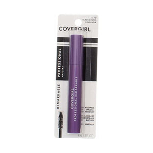 ماسكارا احترافية رائعة قابلة للغسل CoverGirl Professional Remarkable Washable Mascara, Black Brown [210] 0.30 oz (Pack of 3)