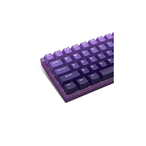 لوحة مفاتيح متدرج باللون البنفسجي dagaladoo XVX Upgrade 132 Keys Gradient Purple Keycaps, Cherry Profile PBT Double Shot Keycaps Full Set, Custom Keyboard Keycaps for 60% 65% 75% 100% Cherry Gateron MX Switches Mechanical Keyboard