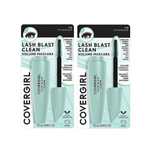 مجموعة من 2 ماسكارا كوفر جيرل لاش بلاست كلين فوليوم Pack of 2 CoverGirl Lash Blast Clean Volume Mascara, Pitch Black 795