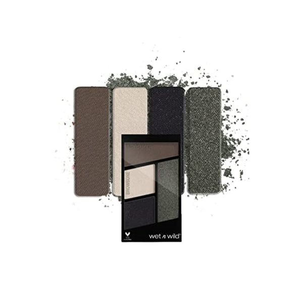 مظلل العيون بلون الأيقونة الرباعي ويت إن وايلد ~ مُعلق على الفينيل Wet N Wild Color Icon Eyeshadow Quad ~ Hooked on Vinyl 343B