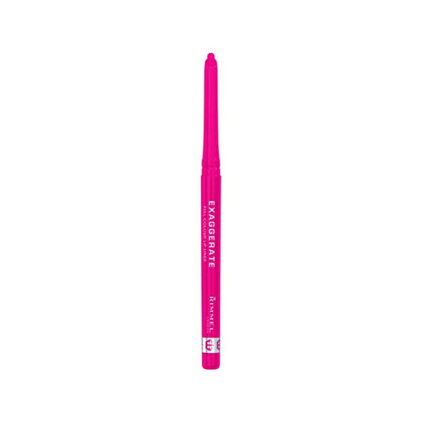 قلم تحديد الشفاه اوتوماتيكي من ريميل Rimmel Exaggerate Automatic Lip Liner, Pink A Punch, 0.008 Fluid Ounce