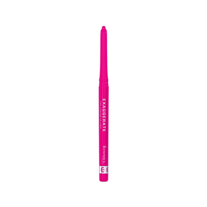 قلم تحديد الشفاه اوتوماتيكي من ريميل Rimmel Exaggerate Automatic Lip Liner, Pink A Punch, 0.008 Fluid Ounce