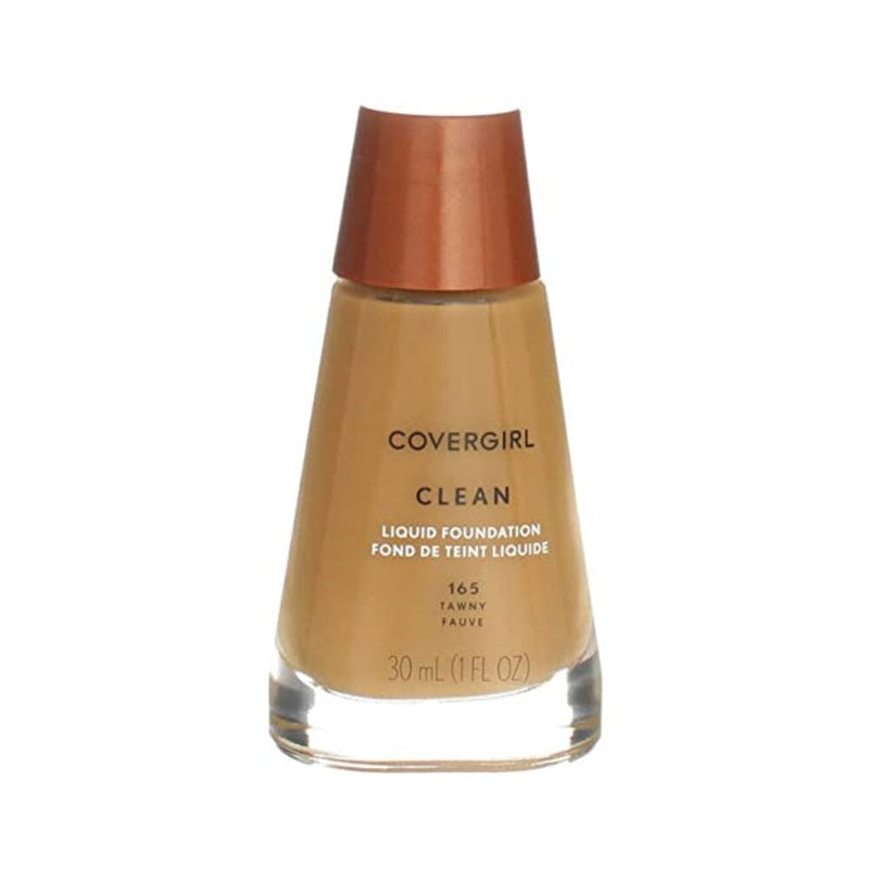 مكياج سائل نظيف من كوفرجيرل COVERGIRL Clean Liquid Makeup, Tawny (N) 165, 1.0-Ounce Bottles (Pack of 2)