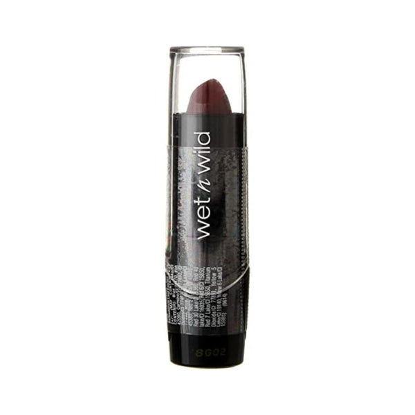 احمر شفاه ويت ان وايلد سيلك فينيش بلاك اوركيد (عبوة من قطعتين) Wet n Wild Silk Finish Lipstick, Black Orchid [535D] 0.13 oz (Pack of 2)