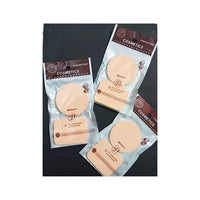 منتفخة بودرة إسفنجية أصلية  Original Sponge Powder Puff,Face Makeup,Puff for Loose Powder, Soft Body Cosmetic Foundation,Sponge Powder,Wet Dry Makeup Tool,(cream) Set of 3