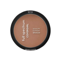 كوفرجيرل - دفء برونزر خبير نحت كامل الطيف COVERGIRL Full Spectrum Sculpt Expert, Bronzer Warmth, Bronzing Powder, 0.39 Oz ,Bronzer, Bronze Makeup Look, Controls Shine, Contouring, Sculpting Powder