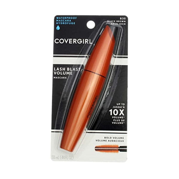 ماسكارا لاشبلاست فوليوم بلاست المقاومة للماء باللون الأسود والبني Cover Girl 09776 835blkbrn Black Brown Lashblast Volume Blast Waterproof Mascara