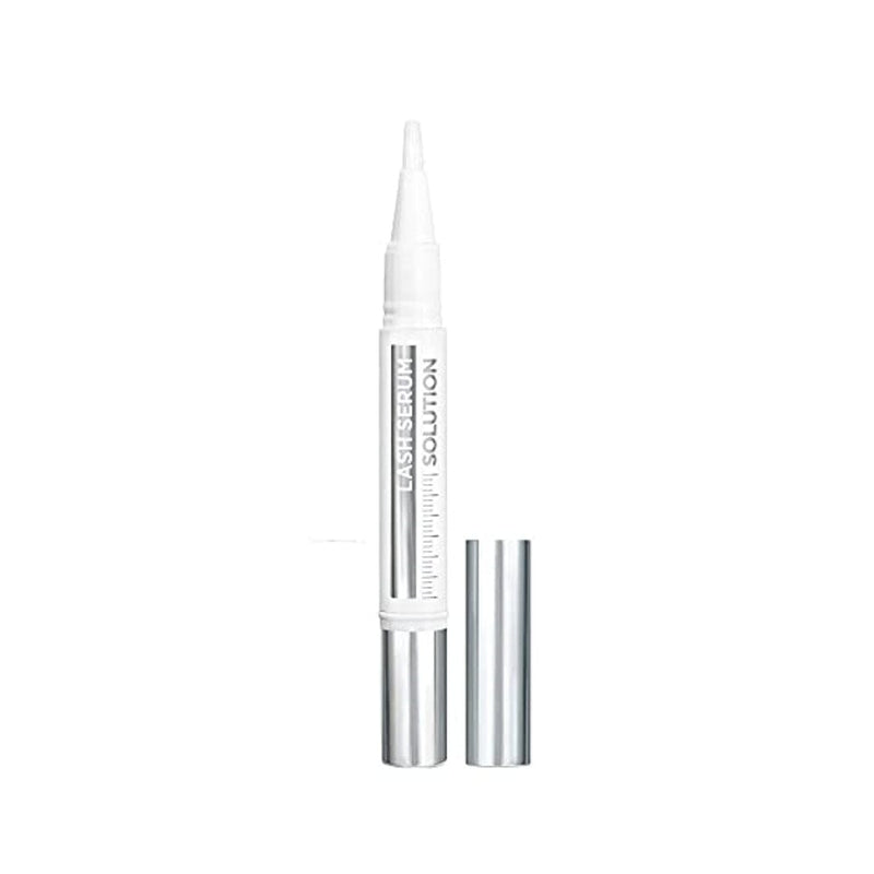 محلول مصل مكياج من لوريال باريس مكثف ومظهر أكثر سمكًا في 4 أسابيع L'Oreal Paris Makeup Lash Serum Solution, Denser Thicker-Looking Lash Fringe in 4 Weeks, Formulated with Lash Caring Complex containing Hyaluronic Acid, 0.05 fl; oz.