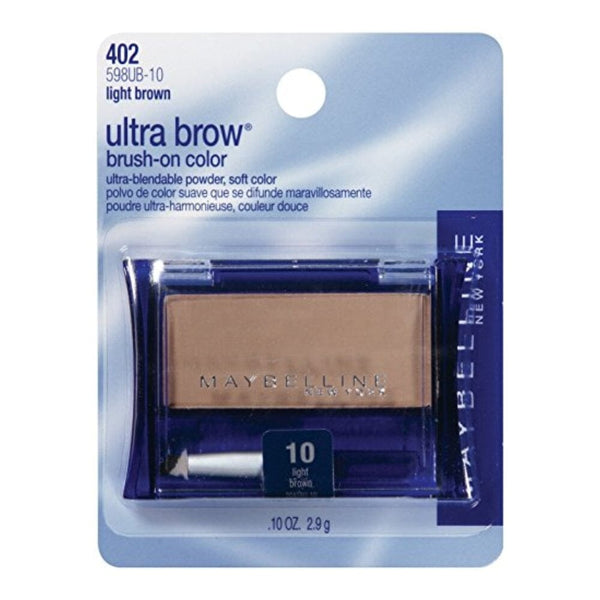 بودرة حواجب ألترا براو من ميبيلين نيويورك Maybelline New York Ultra-Brow Brow Powder, Shade #10, 0.1 Ounce (Pack of 3)