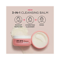 بلسم تنظيف المكياج باي باي من آي تي كوزمتيكس IT Cosmetics Bye Bye Makeup Cleansing Balm - 3-in-1 Makeup Remover, Facial Cleanser & Hydrating Facial Mask - With Vitamin C, Ceramides, Shea Butter & Rosehip Oil - 4 oz