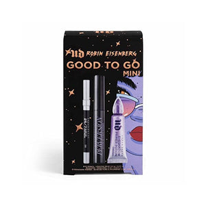 مجموعة هدايا مكياج Urban Decay x Robin Eisenberg Good to Go Mini Holiday Makeup Gift Set - Includes Travel-Size Eyeshadow Primer Potion, 24/7 Glide-On Eye Pencil & Perversion Mascara