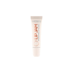 مرطبCatrice | Lip Jam Hydrating Lip Gloss | Moisturizing, Non-Sticky, Shiny Finish With Shea Butter, Coconut Oil, & Mango Butter | Vegan & Cruelty Free | Made Without Gluten, Parabens, Preservatives, Alcohol, & Microplastic Particles (030 A Little Peach o