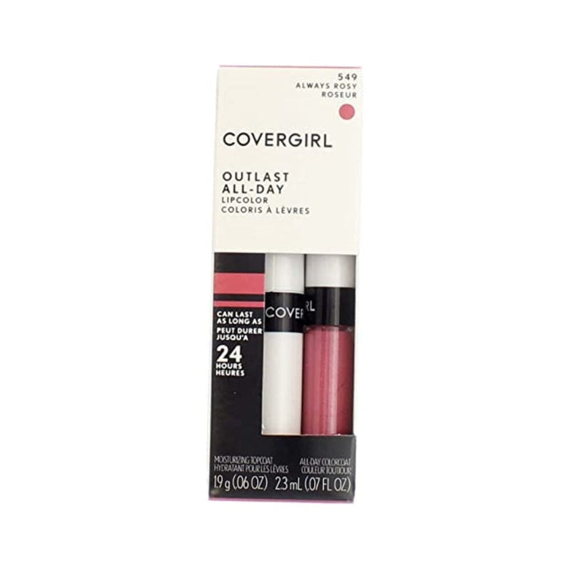 كوفرجيرل 01168 549 أحمر الشفاه روزي روزي أوتلاست Cover Girl 01168 549alrosy Rosy Outlast Lipcolor