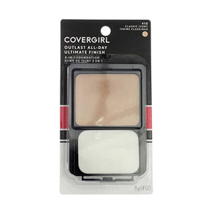 مكياج بودرة سائل ألتيميت فينيش من كوفر جيرل CoverGirl Ultimate Finish Liquid Powder Make Up, Classic Ivory [410] 0.40 oz (Pack of 2)