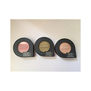 مجموعة ظلال عيون Almay Shadow Softies Eye Shawdow (.07 Oz Each) Bundle: Set of (3) Petal - Creme Brulee - Moss