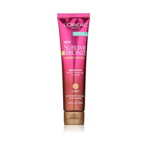 لوريال باريس سوبليم برونز سمر اكسبرس لوشن مكياج للجسم فاتح L'Oréal Paris Sublime Bronze Summer Express Body Makeup Lotion, Light, 3.55 fl. oz.