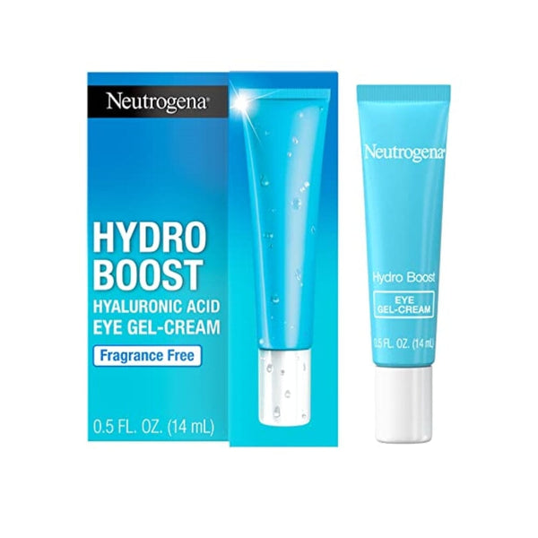 كريم العين هيدرو بوست من نيوتروجينا Neutrogena Hydro Boost Eye Cream, Under-Eye Moisturizer with Hyaluronic Acid, Fragrance Free and Non-Comedogenic, 0.5 Oz