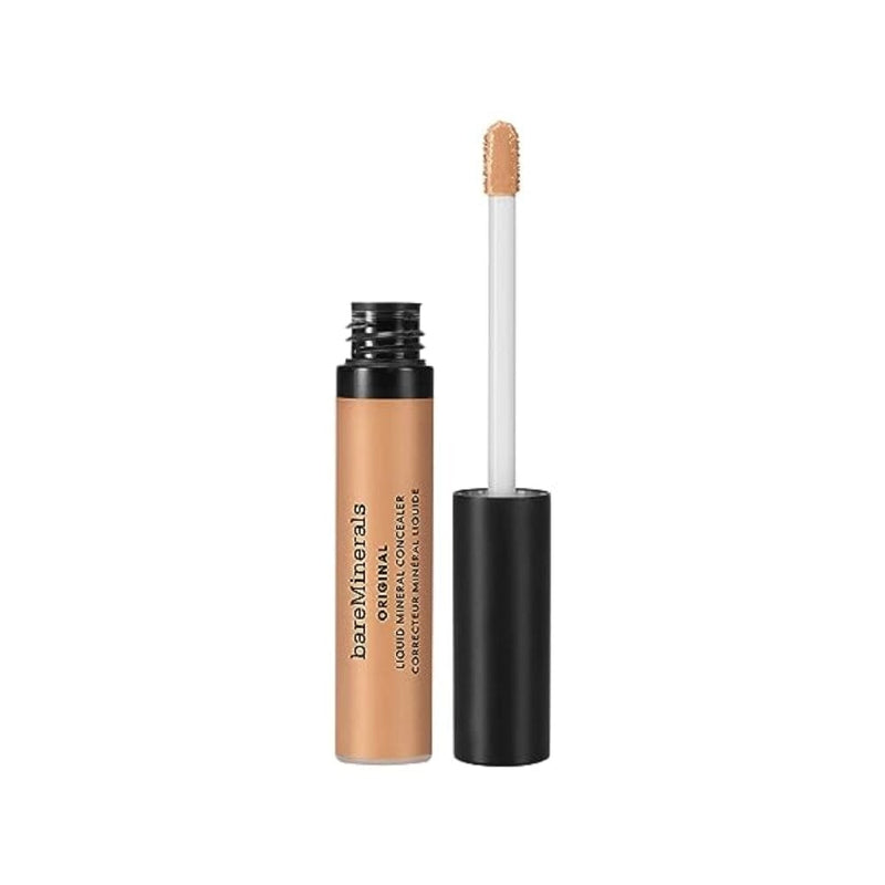 خافي عيوب معدني سائل أصلي من بار مينيرالز bareMinerals Original Liquid Mineral Concealer, Brightening Dark Circle Eye Concealer, Reduces Look of Fine Lines, Buildable Coverage, Vegan