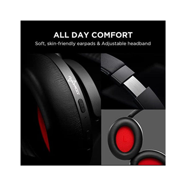 سماعات رأس مانعة للضوضاء النشطة  1 MORE SonoFlow Active Noise Cancelling Headphones, Bluetooth Headphones with LDAC for Hi-Res Wireless Audio, 70H Playtime, Clear Calls, Preset EQ Via App