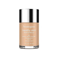 كريم أساس مكياج سائل صحي للبشرة من نيوتروجينا Neutrogena Healthy Skin Liquid Makeup Foundation, Broad Spectrum SPF 20 Sunscreen, Lightweight & Flawless Coverage Foundation with Antioxidant Vitamin E & Feverfew, 115 Cocoa, 1 fl. oz