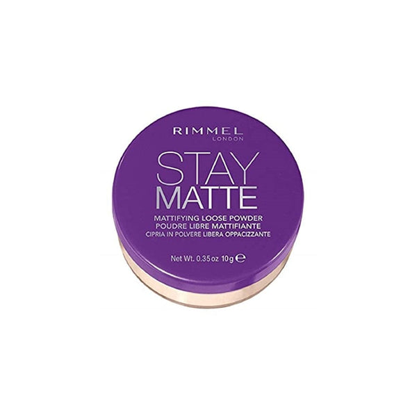 بودرة سائبة ستاي مات من ريميل Rimmel Stay Matte Loose Powder, 001 Transparent, 0.13 Ounce (Pack of 1)