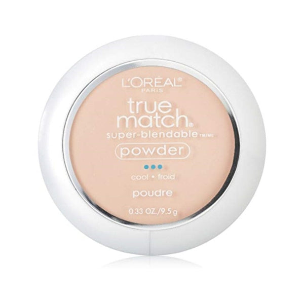 بودرة لوريال ترو ماتش عاجي طبيعي (عبوة من 3 قطع) L'Oreal True Match Powder, Natural Ivory [C2], 0.33 oz (Pack of 3)