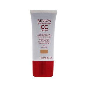 ريفلون كريم مقاوم لعلامات التقدم في العمر فاتح / 010 Revlon Age Defying CC Cream, Light/010, 1 Ounce