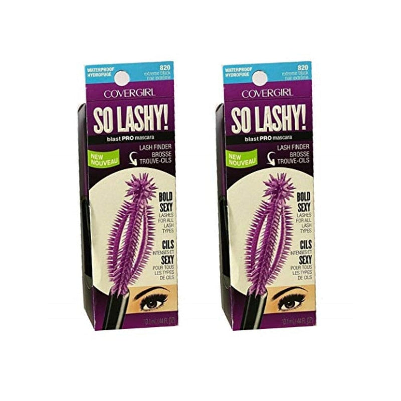 مجموعة من 2 ماسكارا Pack of 2 CoverGirl So Lashy blast PRO Mascara, Extreme Black 8202