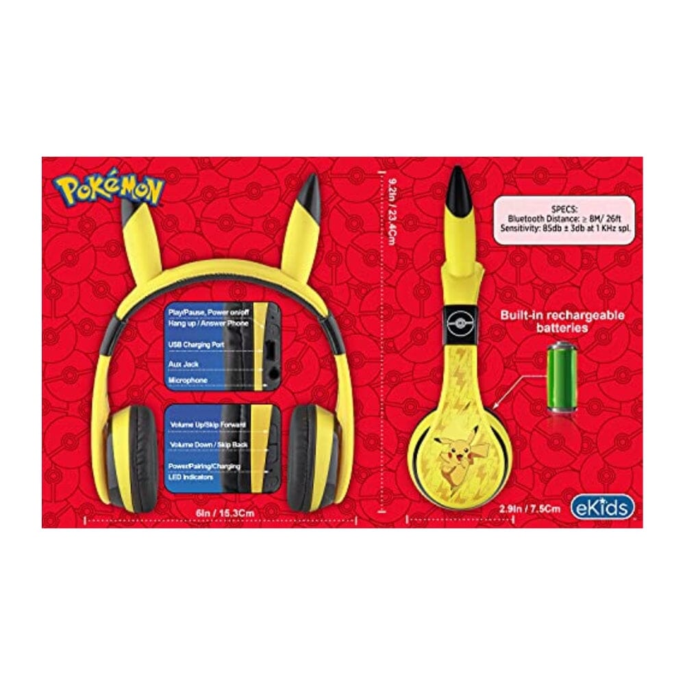 Pokemon headphones best sale with mic