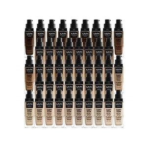 كريم الأساس 24 ساعة تغطية كاملة بلمسة نهائية غير لامعة - عاجي فاتح NYX PROFESSIONAL MAKEUP Can't Stop Won't Stop Foundation, 24h Full Coverage Matte Finish - Light Ivory