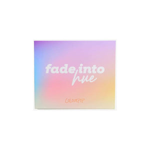 لوحة ظلال العيون ماتي ميتاليك شبه لامع لامع بألوان قوس قزح فائقة الصباغ ColourPop FADE INTO HUE Eyeshadow Palette Matte Metallic Semi-Sparkle Glitter Rainbow Super-Pigmented Color