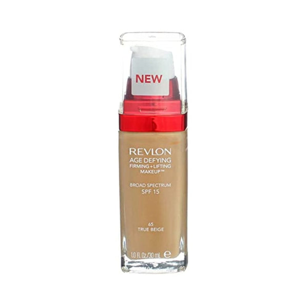 ريفلون مقاوم لعلامات التقدم في العمر + مكياج لشد البشرة بيج حقيقي ، (عبوة من 4 قطع) Revlon Age Defying Firming + Lifting Makeup , True Beige, (Pack of 4)