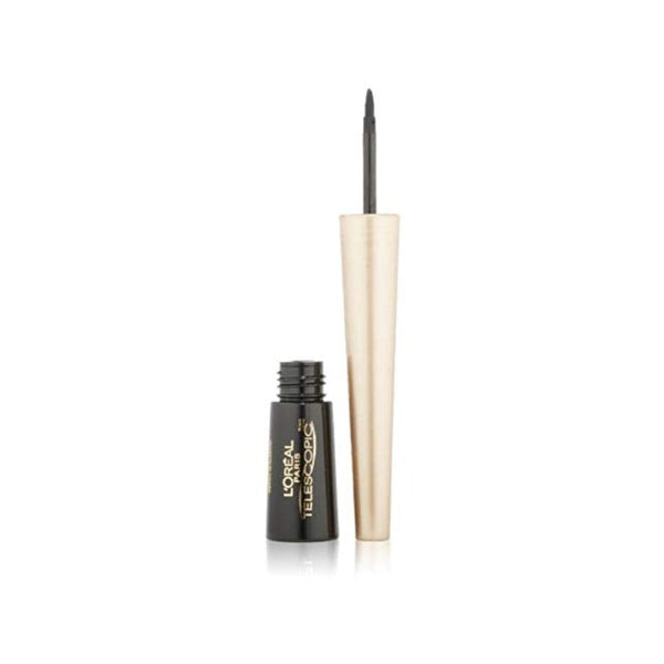 محدد عيون سائل دقيق تلسكوبي من لوريال باريس أسود (قد تختلف العبوة) L'Oreal Paris Telescopic Precision Liquid Eyeliner, Black (Packaging May Vary)