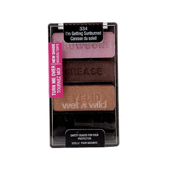 ظل جفون تريو ويت وايلد كولور ايكون من دبليو ان دبليو Wnw Eyeshadow Trio 334 Su Size .12oz Wet Wild Color Icon Eyeshadow Trio I'M Getting Sunburned 334 .12oz