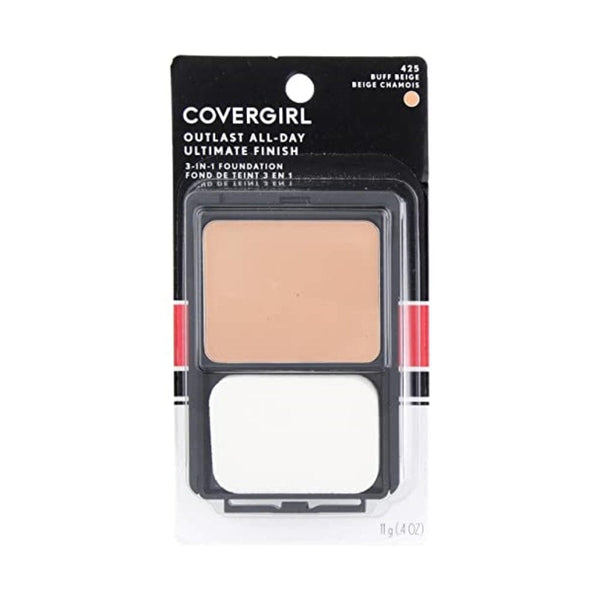 مكياج بودرة سائل ألتيميت فينيش من كوفر جيرل CoverGirl Ultimate Finish Liquid Powder Make Up, Buff Beige [425] 0.40 oz (Pack of 4)