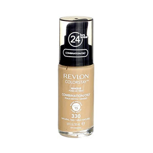 ريفلون كولورستاي كريم أساس 24 ساعة 30 مل (طبيعي تان 320 تركيبة / بشرة دهنية) من ريفلون Revlon Colorstay Foundation 24hrs Makeup 30ml | RRP 12.49 | (Natural Tan 320 Combination/Oily Skin) by Revlon