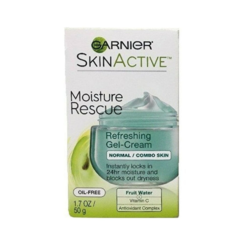 كريم جل منعش ومرطب للبشرة من غارنييه 1.7 أونصة (عبوة من قطعتين) Garnier SkinActive Moisture Rescue Refreshing Gel Cream 1.7 oz (Pack of 2)