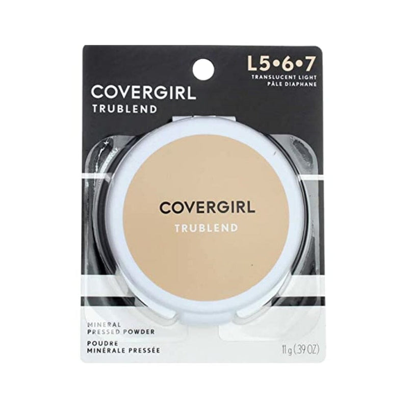 مسحوق مضغوط خفيف شفاف [2] CoverGirl Trublend Minerals Pressed Powder, Translucent Light [2], 0.39 oz (Pack of 7)