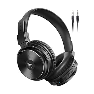 سماعات رأس لاسلكية فوق الأذن سماعة بلوتوث 5.2 مع ميكروفون OneOdio A11 Wireless Headphones Over Ear, Bluetooth 5.2 Headset w/ CVC8.0 Mic, Hi-Fi Audio & Deep Bass, Comfortable Memory Foam Ear Cups, Wired & Wireless 2-in-1 for Travel Home Office