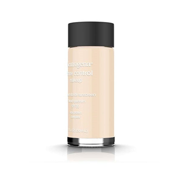 مكياج سائل نيوتروجينا للتحكم في اللمعان بعامل حماية من الشمس Neutrogena Shine Control Liquid Makeup SPF 20, Classic Ivory 10, 1 Ounce