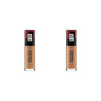 كريم أساس من لوريال باريس إنفاليبل حتى 24 ساعة L'Oreal Paris Makeup Infallible Up to 24 Hour Fresh Wear Foundation, Hazelnut, 1 fl; Ounce (Pack of 2)