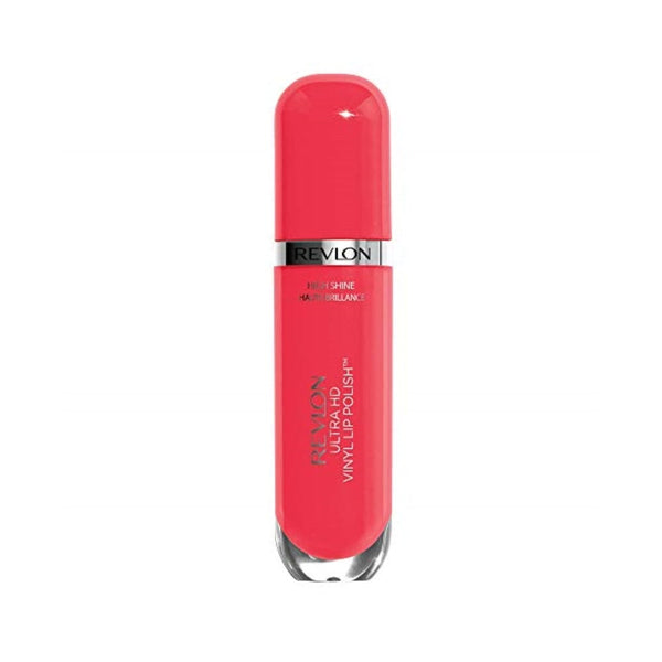 أحمر شفاه سائل ملمع شفاه فينيل ألترا إتش دي من ريفلون باور أب Revlon Ultra HD Vinyl Lip Polish, Liquid Lipstick, Power Up, Bright Coral Gloss