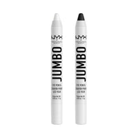 قلم تحديد العيون من نيكس بروفيشنال ميك أب جامبو - حليب وفاصوليا سوداء (عبوتان) NYX PROFESSIONAL MAKEUP Jumbo Eye Pencil, Eyeshadow & Eyeliner Pencil - Milk & Black Bean (2-Pack)