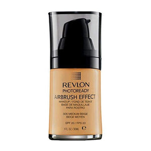 ريفلون فوتوريدي مكياج بتأثير بخاخ بيج متوسط Revlon Photoready Medium Beige Airbrush Effect Makeup, 30 ml