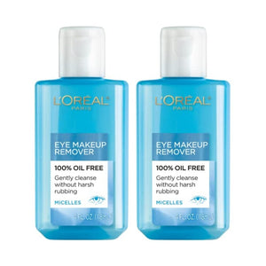 مزيل مكياج العيون من لوريال باريس كلين أرتيست L'Oreal Paris Clean Artiste Oil Free Eye Makeup Remover, 2 Count