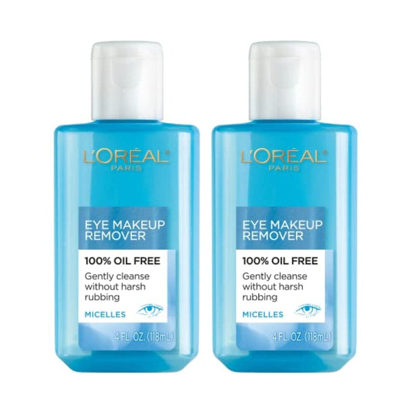 مزيل مكياج العيون من لوريال باريس كلين أرتيست L'Oreal Paris Clean Artiste Oil Free Eye Makeup Remover, 2 Count