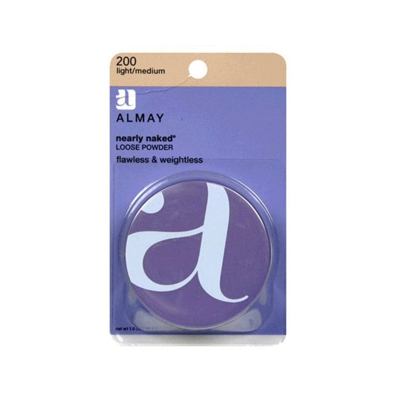 بودرة سائبة شبه عارية من ألماي Almay Nearly Naked Loose Powder, Light/Medium 200, 1-Ounce Package