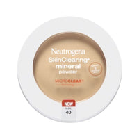 نيوتروجينا مسحوق معدني لتنظيف البشرة Neutrogena SkinClearing Mineral Powder, Nude 40