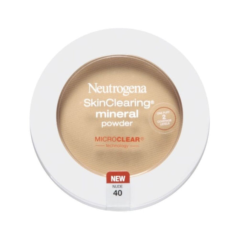 نيوتروجينا مسحوق معدني لتنظيف البشرة Neutrogena SkinClearing Mineral Powder, Nude 40